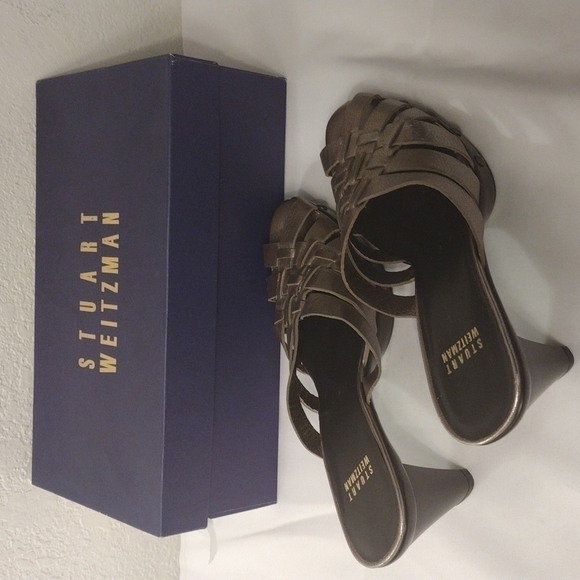 Stuart weitzman heel mules size 6.5 New - Picture 7 of 14